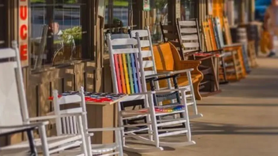 Cracker Barrel is facing backlash after posting an image of a rainbow rocking chair