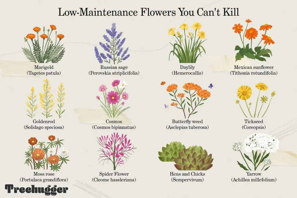 Low maintenance flower