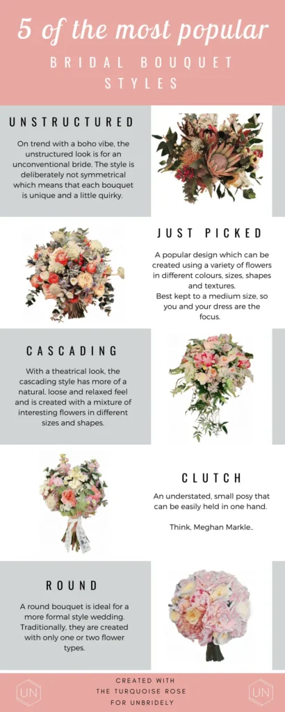 What are some other types of bridal bouquets?
