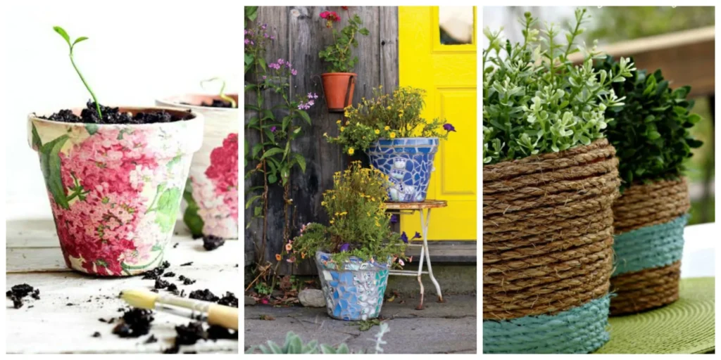 What are the best materials for home decor flower pots?