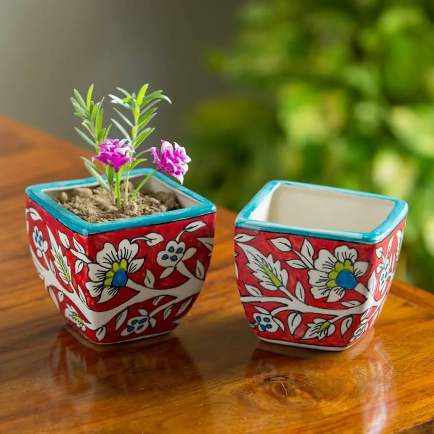 What are the different types of home decor flower pots?