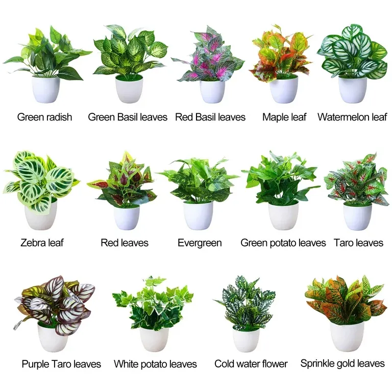 What are the most popular types of artificial plants on the market?