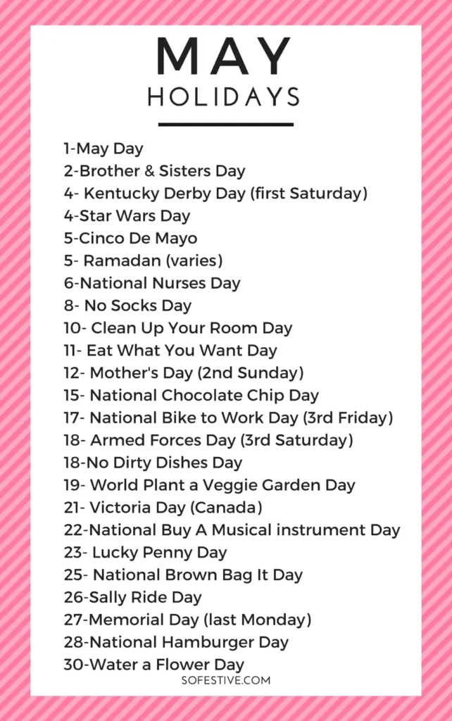 May-Holiday-List-Random-Holidays