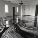 Metallic epoxy floors