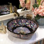 Cleaning artificial flower arrangement with a soft microfiber cloth